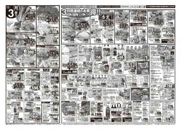 2025年10月31日〜11月3日までＳＴＡＲ☆スーパー月の市！new-1