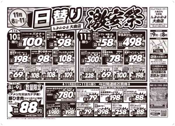 日替り　激安祭　11月08日更新-2