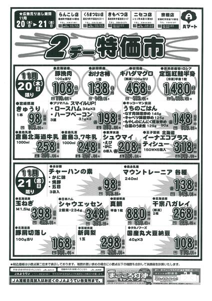 お買い得セール11/20～21-1