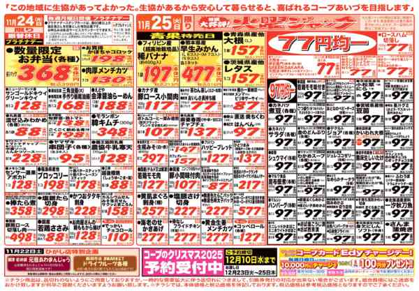 2025年11月22〜25日までお買い得品が盛りだくさん！-1