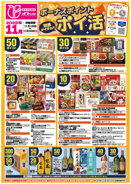 11月ボーナスポイントポスター11月1日～11月30日-1