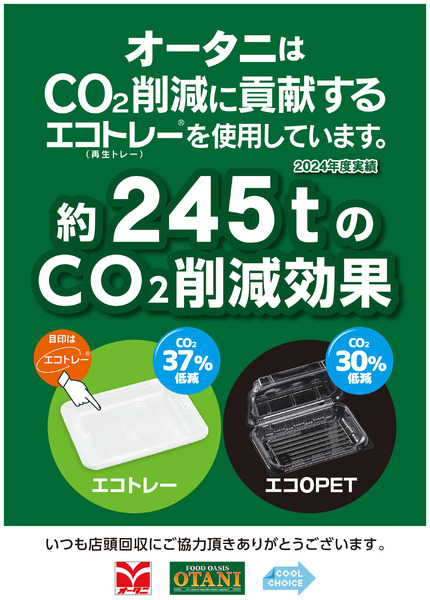 オータニはエコトレーを使用しています2月1日～12月31日new-1