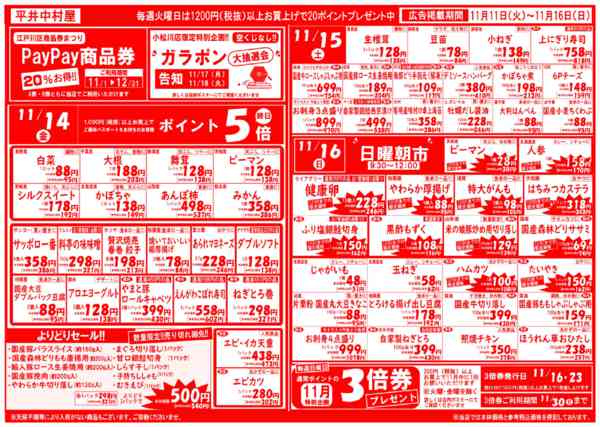 2025年11月11〜16日まで初日は大創業祭第二弾!!-2