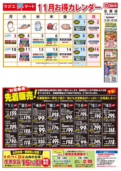 限定チラシ（11/1-16）-1