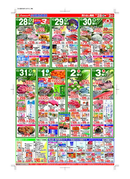 【全店舗共通チラシ】10/28（火）～　11/３（月）お祝いのごちそう-2