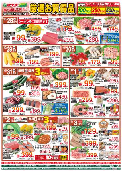 2025年10月28日〜11月3日まで10/28号厳選お買得品-1