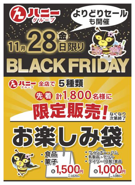 2025年11月19〜27日までハニーBLACK FRIDAY！-1
