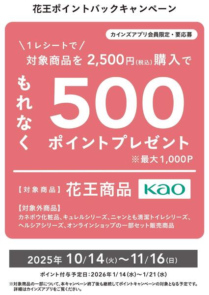 花王ポイントバックキャンペーン-1