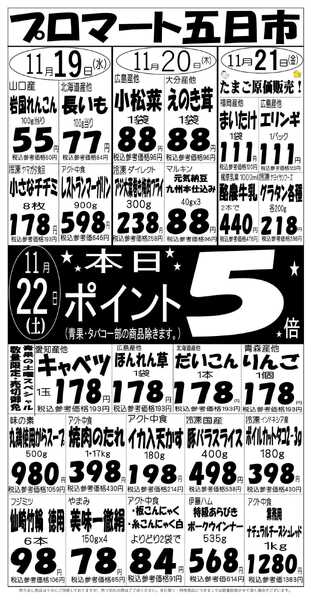 プロマート 11/19(水)～11/22(土)new-1