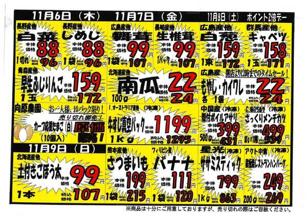 プロマート 11/3~11/9new-2