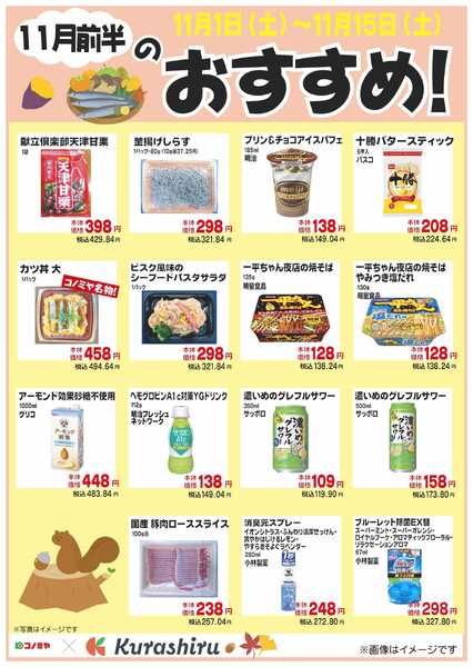 コノミヤ 11月前半のおすすめ！new-1