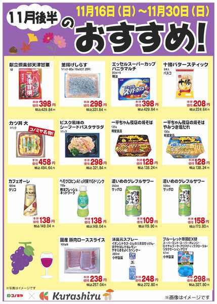 コノミヤ 11月後半のおすすめ！new-1