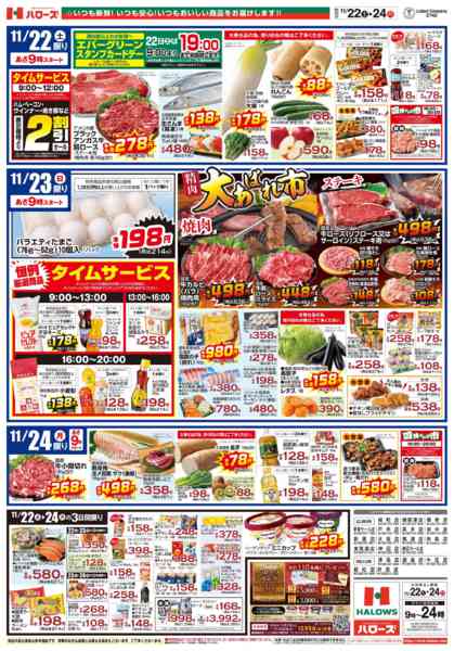 2025年11月22〜24日まで11/22(土)～24(月)-2