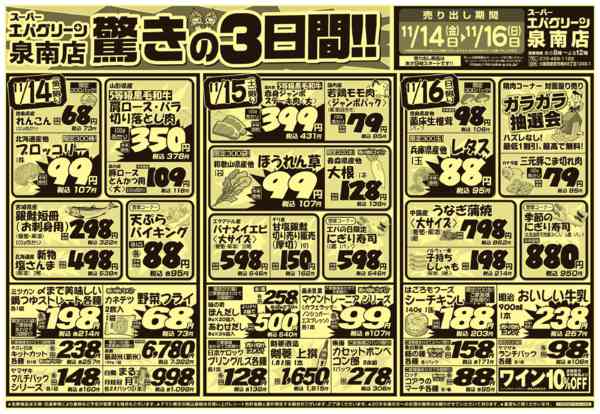 2025年11月14〜16日まで驚きの３日間‼-1