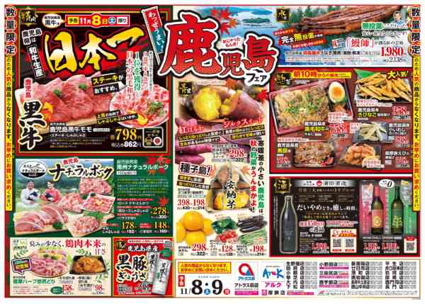 2025年11月6〜9日まで11/8㊏・9㊐鹿児島フェア開催！-1