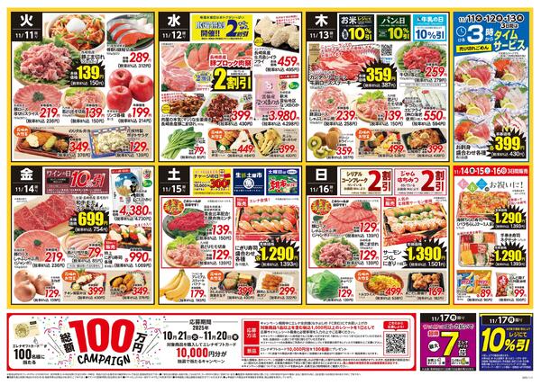 エレナ11月11日折込チラシ01-2