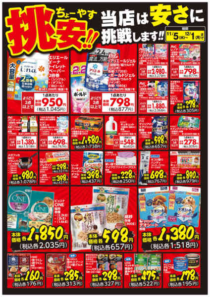 2025年11月5日〜12月1日まで挑安‼　11月号-1