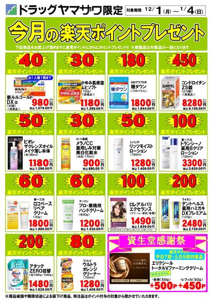 ドラッグヤマザワ12月のポイントプレゼントnew-1