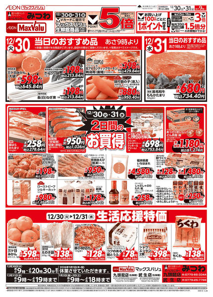 2025年12月30〜31日まで2日間のお買得！new-1