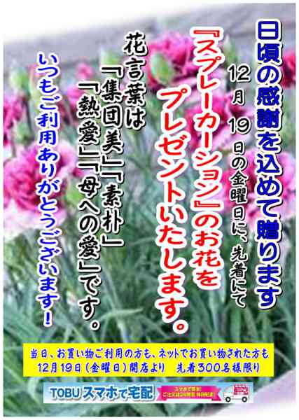 2025年12月19日限り感謝の気持ちをこめてお花を贈ります！new-1