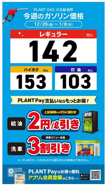 今週のガソリン価格-1