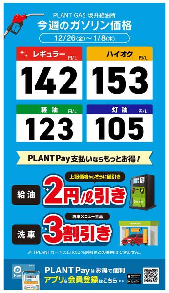 今週のガソリン価格-1