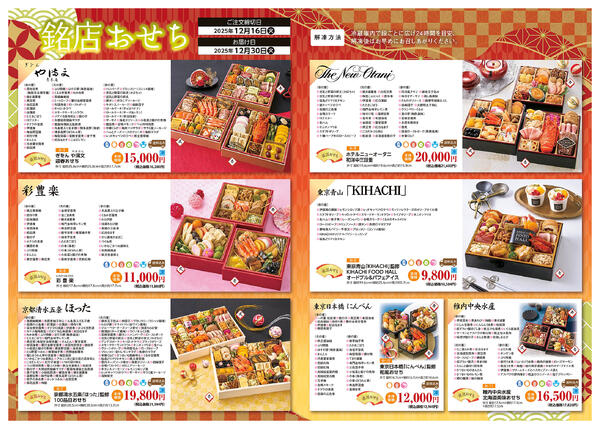 おせちパンフレット　B面-1