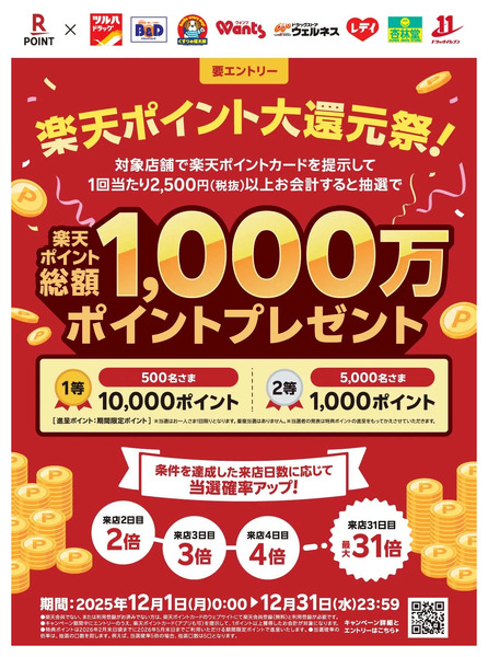 楽天ポイント大還元祭!12月12日～12月31日new-1