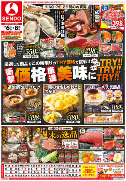 2025年12月6〜8日まで価格美味にTRY!!TRY!!TRY!!new-1