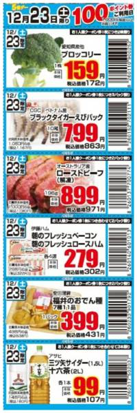 2025年12月23日限り23日のクリスマス得々クーポン見本★new-1