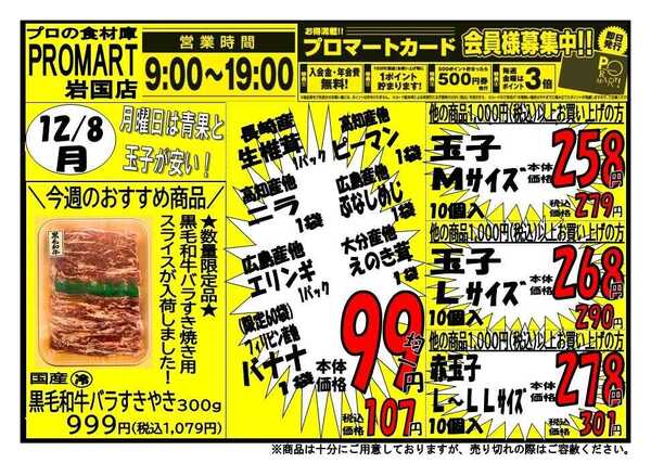 プロマート 12/8(月)～12/11(木)new-1