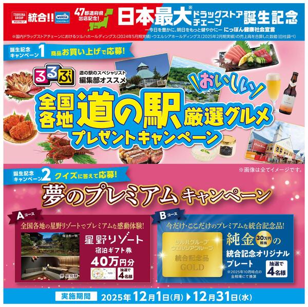 全国各地道の駅厳選グルメプレゼントキャンペーン実施中！new-1