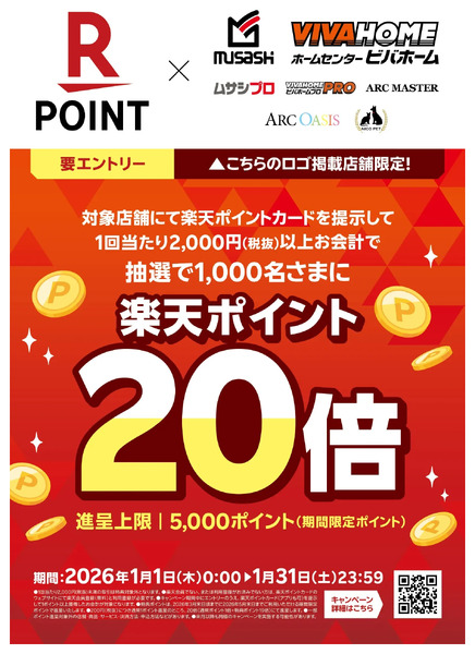 1月も開催!楽天ポイントキャンペーン!1月2日～1月31日new-1