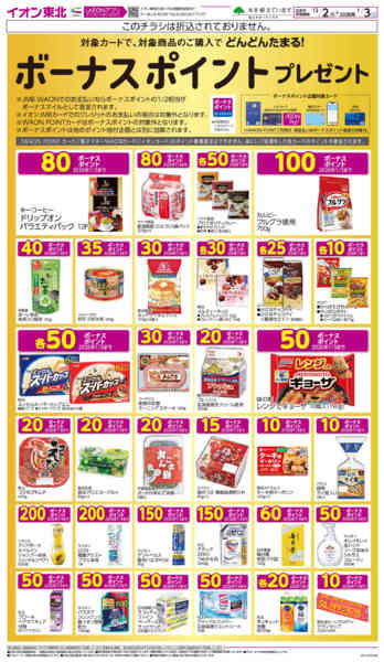 2025年12月2日〜2026年1月3日までボーナスポイント-1