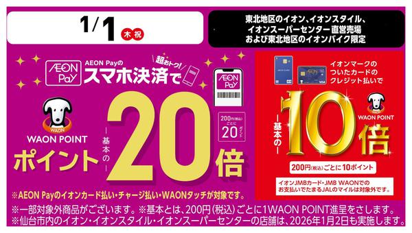 2026年1月1日限り1/1　ポイント企画new-1