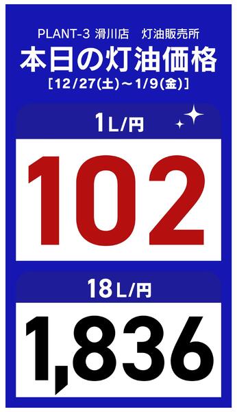 今週の灯油価格-1
