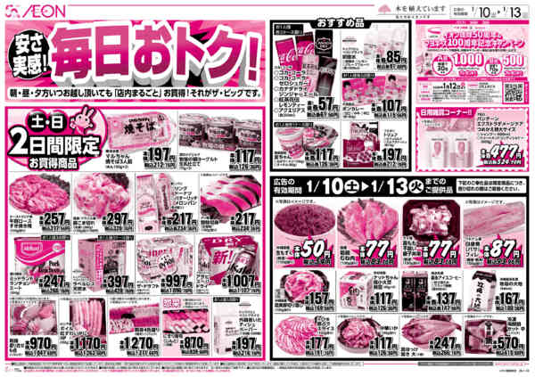 2026年1月10〜13日までザ・ビッグEX壺川店 毎日おトク！-1