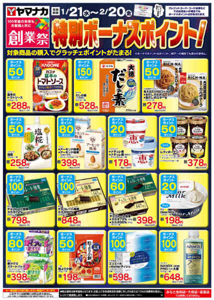 2026年1月21日〜2月20日まで特別ボーナスポイント-1