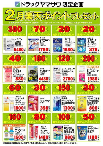 ドラッグヤマザワ今月のポイントプレゼントnew-1