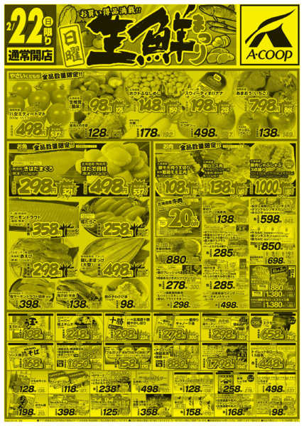 2026年2月22〜23日まで生鮮まつり＆祝日特集-1