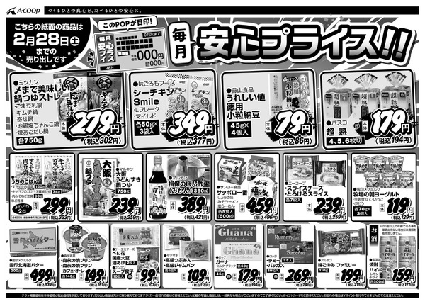 JA全農Aコープ 近畿・東海エリア 安心プライス企画-1