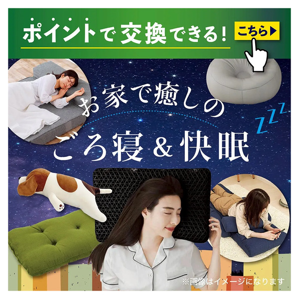 ポイントで交換できる! お家で癒しのごろ寝&快眠アイテム1月1日～2月28日new-1