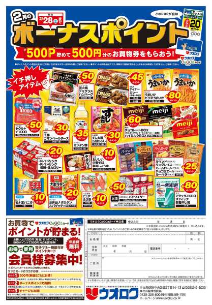 ウオロク 長岡店限定　特別セール/ボーナスポイント-2