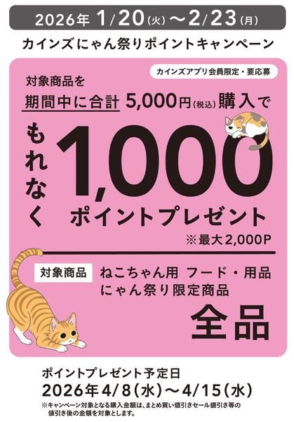 にゃん祭りポイントCP 1/20号-1
