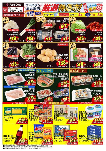 2026年2月24日〜3月2日までJR丸亀店WEB限定チラシ　厳選特価市！-1