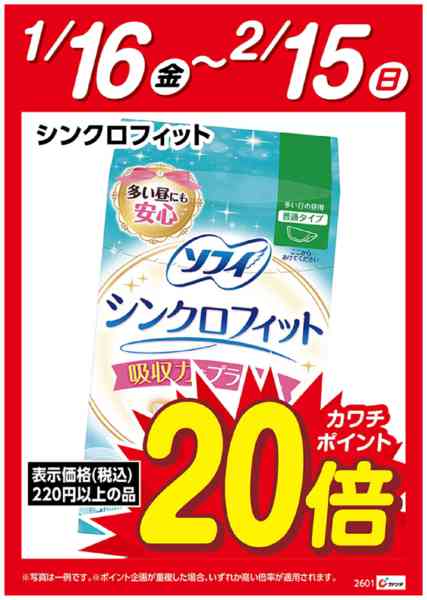 2026年1月17日〜2月15日までソフィ　シンクロフィット　ポイント20倍new-1