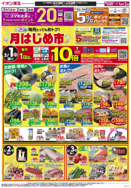 2026年3月1〜3日まで月はじめ市、ひなまつり-1