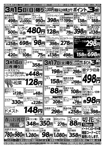 岩出山店のチラシ-2