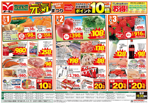 月初めの元気まつり3月1日～3月3日-1