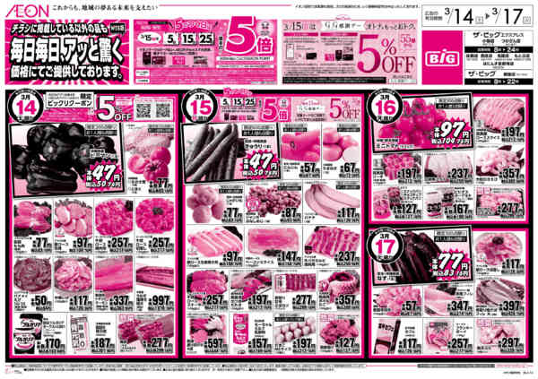 2026年3月14〜17日まで毎日毎日、アッと驚くnew-1